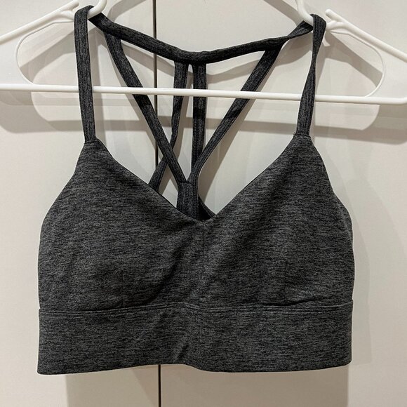 Joy Lab Strappy Back V-neck Sports Bra - Picture 1 of 2